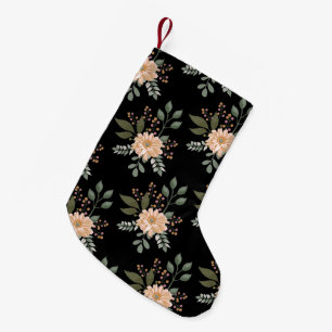 Blumenmuster Weihnachts-Strumpf Kleiner Weihnachtsstrumpf