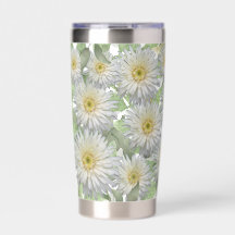 Blumenmuster weiß