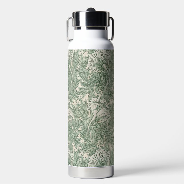 Blumenmuster, William Morris Trinkflasche (Vorderseite)