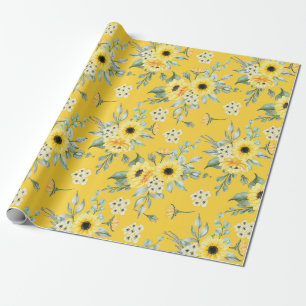 Blumenmuster-Wrap-Papier Geschenkpapier