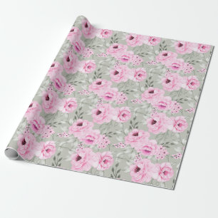 Blumenmuster-Wrap-Papier Geschenkpapier