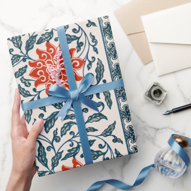Blumenmuster-Wrapper Geschenkpapier (Schenken)