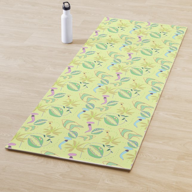 Blumenmuster Yogamatte (Beispiel)
