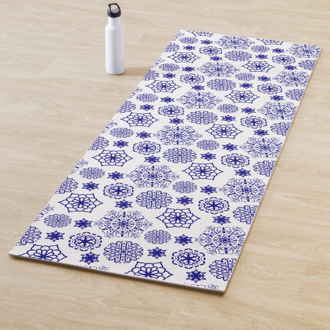 Blumenmuster Yogamatte (Beispiel)