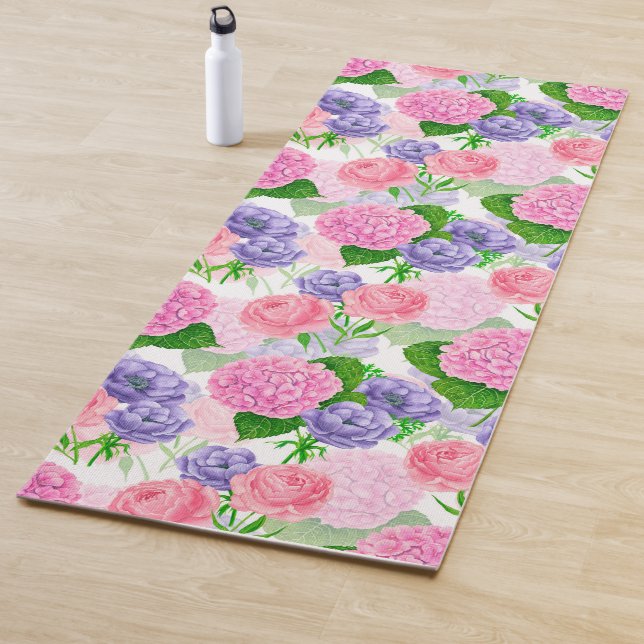 Blumenmuster Yogamatte (Beispiel)
