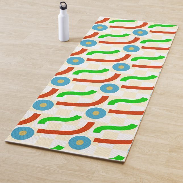 Blumenmuster Yogamatte (Beispiel)