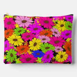 Blumenmuster Zubehörtasche
