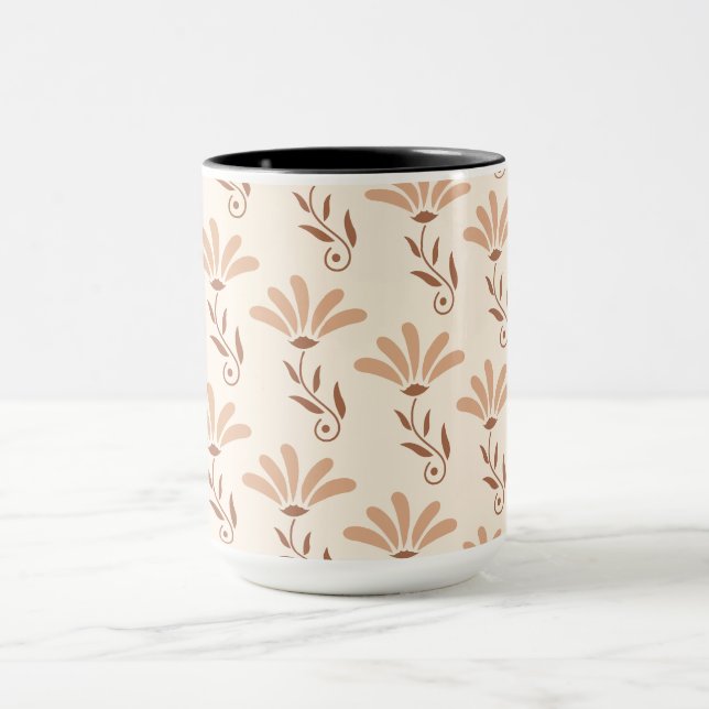 Blumenmusterdesign  tasse (Zentrum)