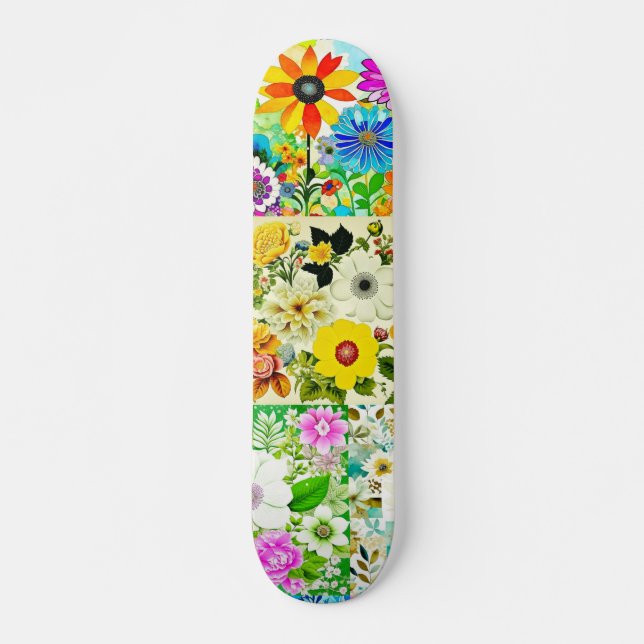 BlumenmusterKunstvoll wandern im Blume Skateboard (Vorne)