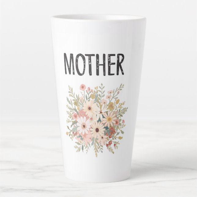 Blumenmütter Bouquet-Tasse Milchtasse (Vorderseite)