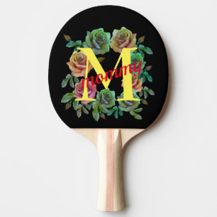 BLUMENMUTTER CUSTOM-BUCHSTABE TISCHTENNIS SCHLÄGER