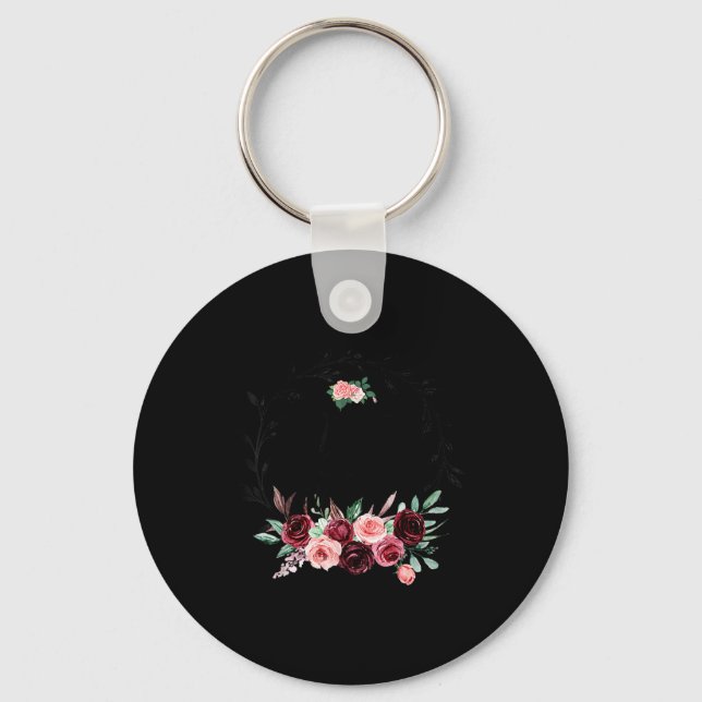 Blumenmutter der Braut Dusche Hochzeit Schlüsselanhänger (Vorderseite)