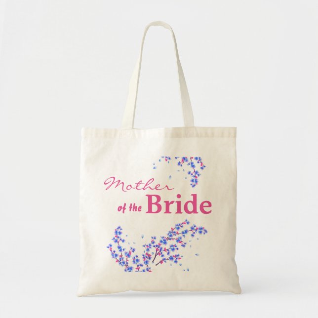 Blumenmutter der Braut Wedding Tote Tag Tragetasche (Vorne)