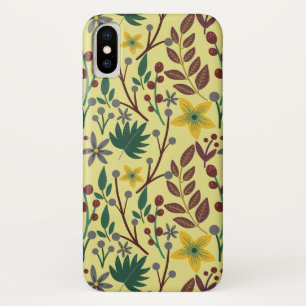 Blumennahles Muster Blumen, Blätter, Zweige Case-Mate iPhone Hülle