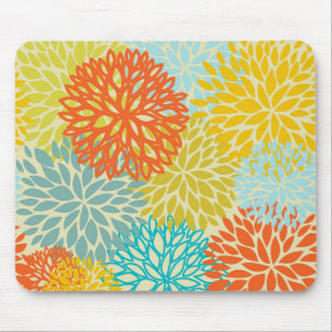 Blumennahmloses Muster Mousepad