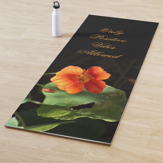 Blumennasturtium Inspiration Yogamatte (Beispiel)