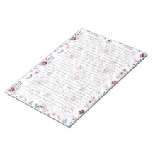 Blumennoten, Lila/blau, Linken