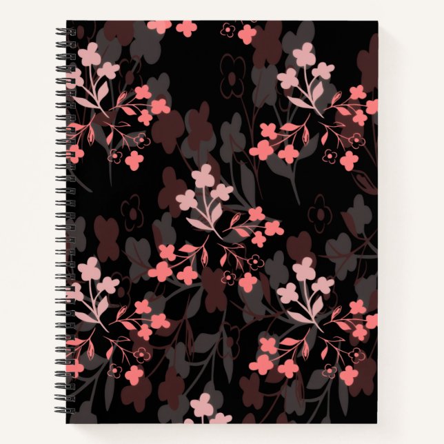 Blumennotizbuch Notizbuch (Vorderseite)