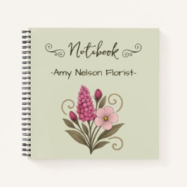 Blumennotizen & Tagesplanung - Florist Notizbuch