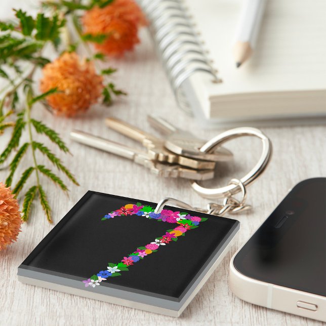 Blumennummer Sieben Schlüsselanhänger (Von Creator hochgeladen)