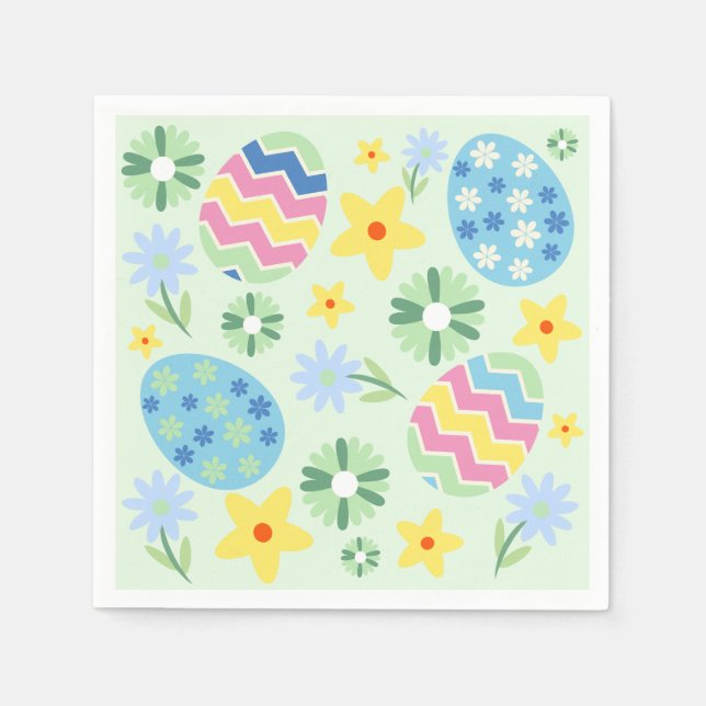 Blumenoaster Serviette (Vorderseite)