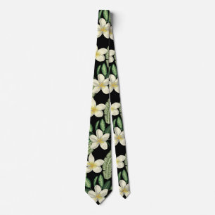 Blumenoberflächenmuster Tropische Blumen und Blätt Krawatte