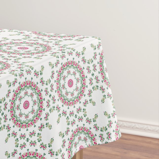 Blumenornament Tischdecke (Beispiel)