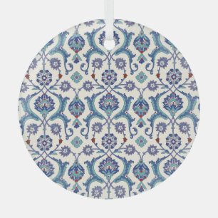 Blumenornament: Traditionelles arabisches Muster. Ornament Aus Glas