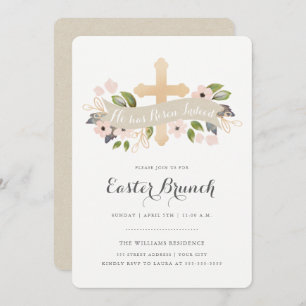 Blumenosternquereinladung Einladung