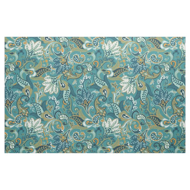 Blumenpaisley-Gewebe Stoff (Fat Quarter (45,7 x 55,9 cm))