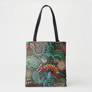 Blumenpaisley: nahtlose Musterelemente.