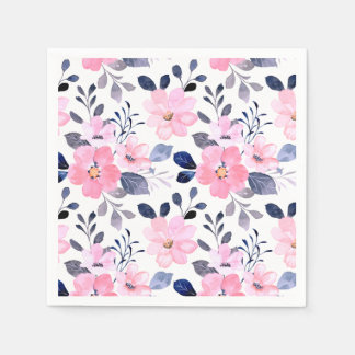 Blumenpapier-Cocktailservietten Serviette