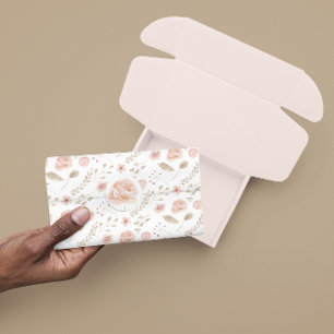 Blumenpapier für Wasserfarben Seidenpapier