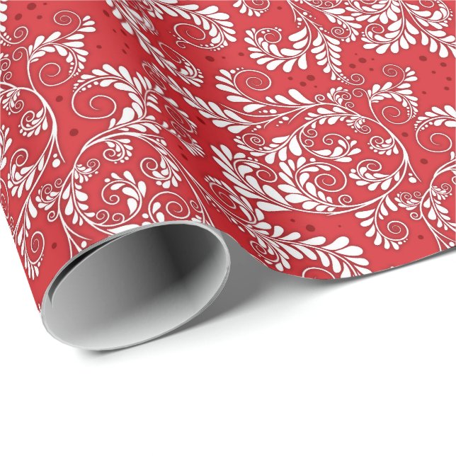 Blumenpapier Geschenkpapier (Rolleneckpunkt)