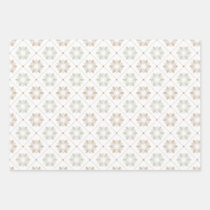 Blumenpapier Geschenkpapier Set