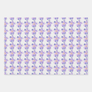 Blumenpapier Geschenkpapier Set