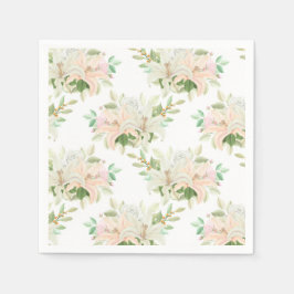 Blumenpapier Napkins Serviette