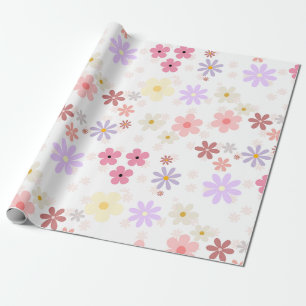 Blumenpapier - Schöne Blume Muster Geschenkpapier