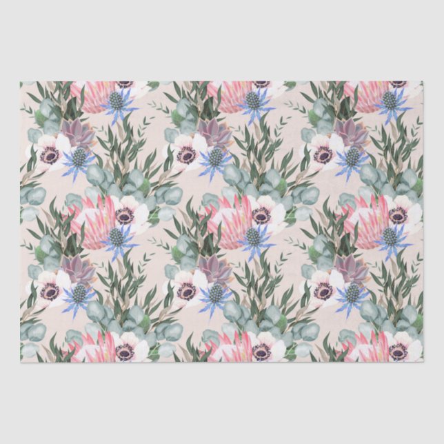 Blumenpapier Seidenpapier (Vorderseite)
