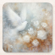 Blumenpapier-Untersetzer