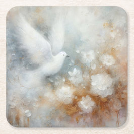 Blumenpapier-Untersetzer Rechteckiger Pappuntersetzer