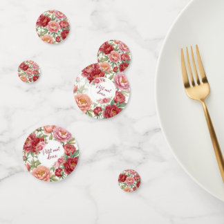 Blumenpapierschalen Pfingstrose – Dekoration Konfetti