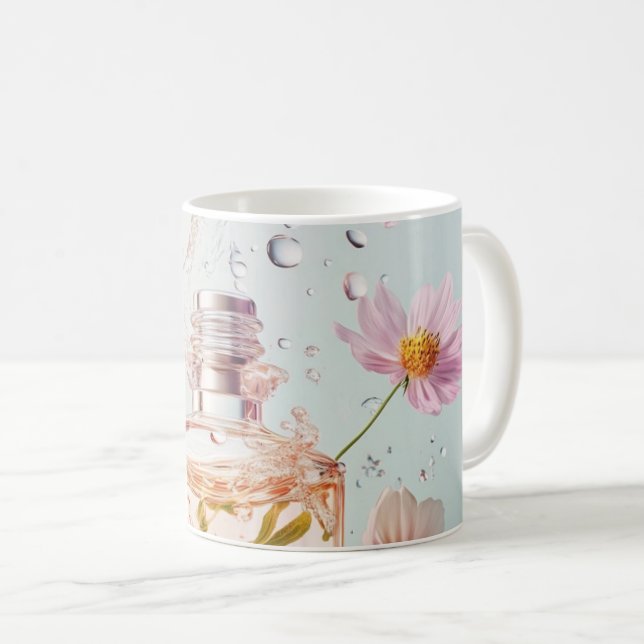 Blumenparfüm Kaffeetasse (VorderseiteRechts)