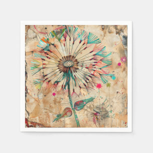 Blumenparty Serviette