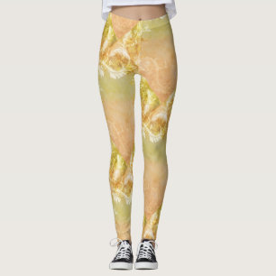 Blumenpastellsommergartenfrauen diy leggings