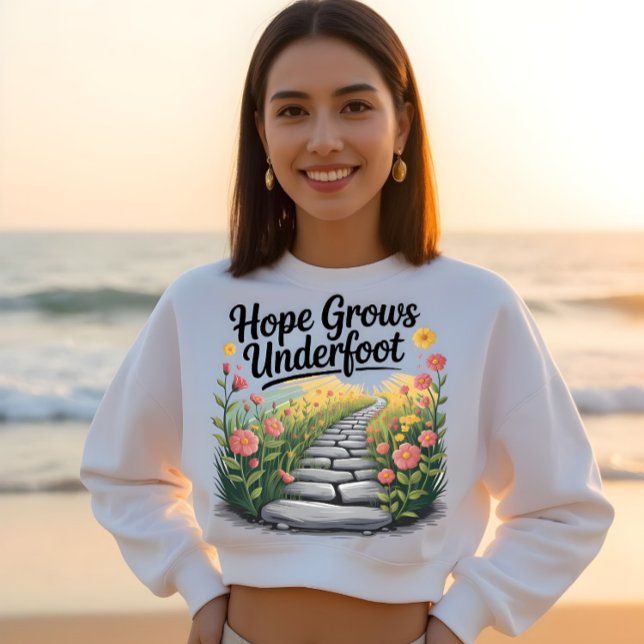 Blumenpfad-Transformation Sweatshirt (Von Creator hochgeladen)