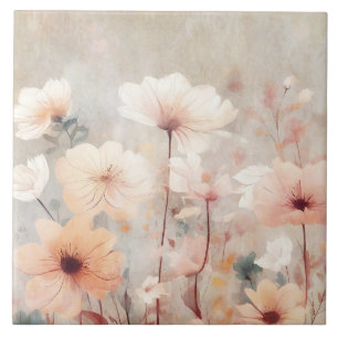 Blumenpfirsich Beige Blume Design 328 Fliese