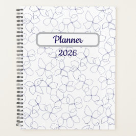 Blumenplaner – Elegantes Blumen-Thema  Planer