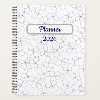Blumenplaner – Elegantes Blumen-Thema  Planer