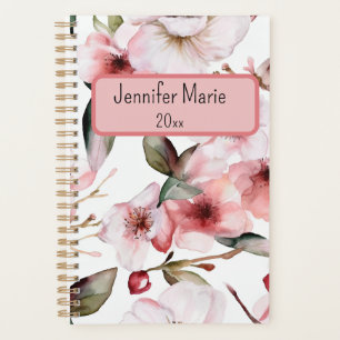 Blumenplaner personalisieren mit Name, Jahr Planer